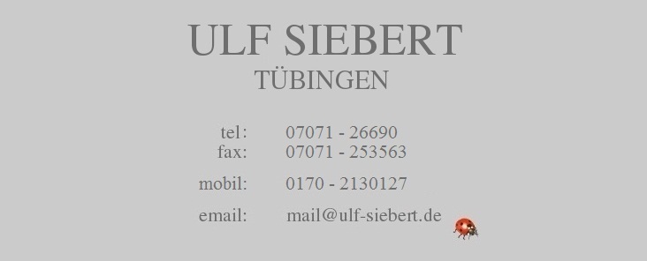 ULF SIEBERT - Tübingen